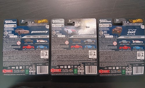 Hot Wheels ~ The Fast and Furious 2024 H Complete Set - Picture 4 of 4