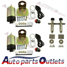 New 75lb solenoid shaved door kit hot rod rat rod complete with 2 door poppers
