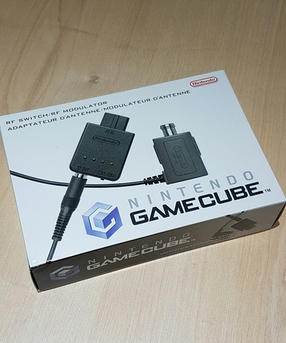 Modulador RF oficial de Nintendo Gamecube N64 Snes Pal Europa no Reino Unido - Imagen 1 de 2