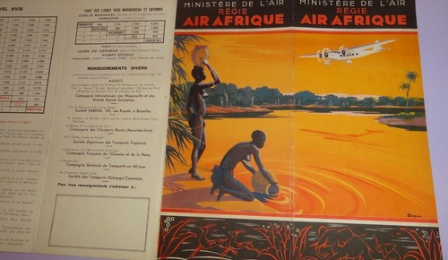 DE COLECCIÓN DIRECCIÓN AÉREA AFRICA MINISTERIO DEL AIRE HORARIO ABRIL 1936 - Imagen 3 de 10