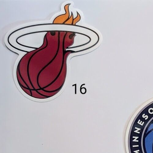 NBA Team Stickers - All 30 teams available - Picture 24 of 39