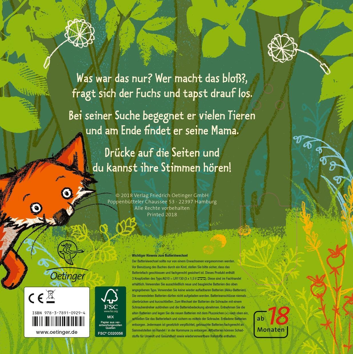 Thumbnail - Anne-kristin Zur Brügge | Der Kleine Fuchs Hört Einen Mucks | Buch |