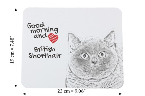 Brits korthaar muismat met kat Art-Dog - Zdjęcie 2 z 7