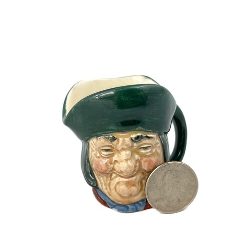 Toby Philpots with Blue Cravat mini Royal Doulton Character Toby Jug Mini D6043 - Picture 6 of 6