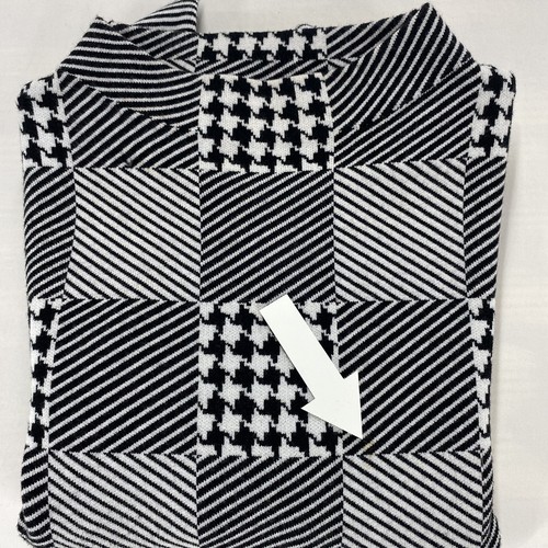 Karen Millen Geometric Pattern Viscose Blend Graphic Design Women’s Size Large - Picture 8 of 8