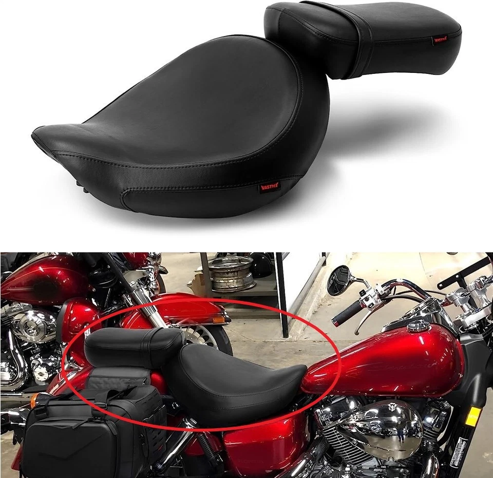 2 Style Seat For Honda Shadow ACE VT750 Spirit 750 1998-1999 2000 2001 2002 2003 - Изображение 3 из 4