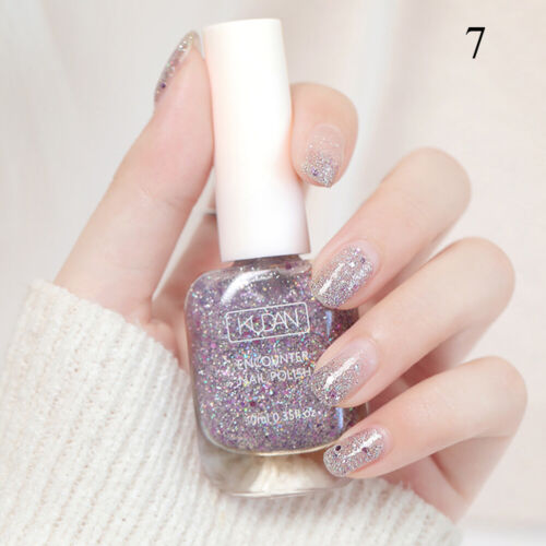 Esmalte de uñas rasgable de 10 ml gel de esmalte de uñas de secado rápido color sólido impermeable + - Imagen 16 de 25