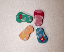 4 "Flip Flop Sandal" Pencil Toppers