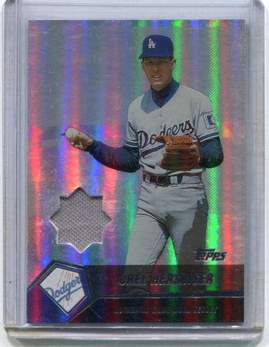 2004 Topps Clubhouse - OREL HERSHISER - Game Worn Jersey - LOS ANGELES DODGERS