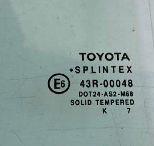 VETRO SCENDENTE POSTERIORE SINISTRO TOYOTA YARIS 2007 - Foto 4 di 4