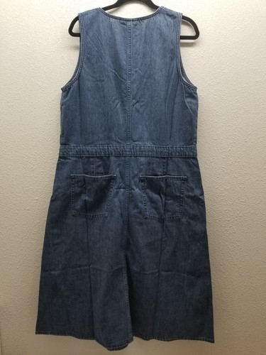 Women's Denim Midi Dress - Universal Thread Sky Blue 16 - Picture 5 of 6