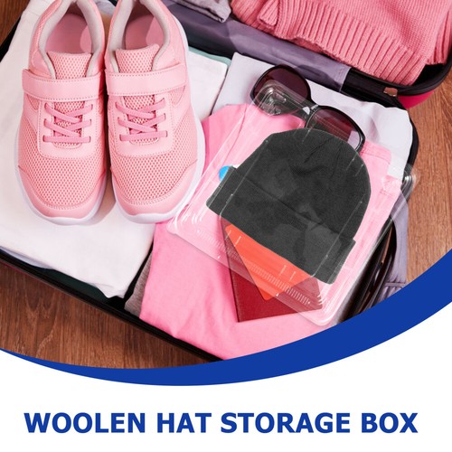 5 Pezzi Cappello Maglia Scatola Portaoggetti Cappelli Organizer per Uomo Organizer Uomo Uomo Uomo Scatole - Foto 8 di 12