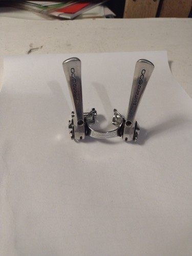 Shimano 600 Clamp On Friction Shifters Silver - Picture 8 of 23