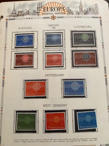 Europa Worldwide Stamps Mint Mounted on a Europa Specialty Album High CV Video - Picture 11 of 24