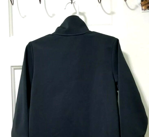 Youth Kids Adidas Athletic Sport Zip Jacket 4 Black White Pockets ~FLASH SALE~ - Picture 9 of 12
