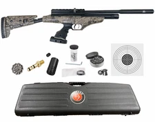 Hatsan AT-P2 QE Tact PCP Air Pistol .22 Caliber Timber with Targets and Pellets