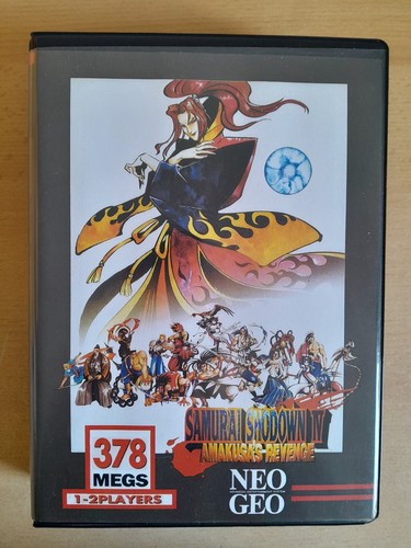 Samurai Shodown IV 4: Amakusa's Revenge | SNK Neo Geo MVS Arcade, Boxed, Rare