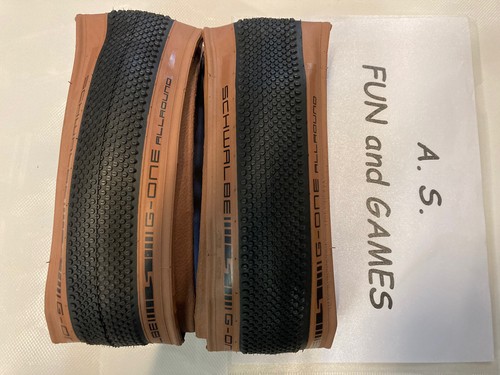 2 x Schwalbe G-One Allround 700 x 35c folding Bronze Wall tyres - Picture 3 of 7