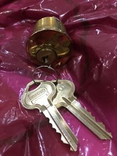 Russwin /Corbin 1 1/8 Cylinder. Gold. Best Quality. Made in USA. For APT&School