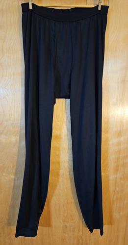 Patagonia Men's Capilene Thermal Weight Base Layer Bottoms Long Johns Black L
