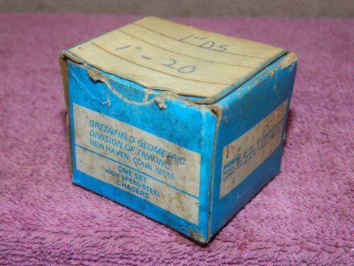 GEOMETRISCH 1" x 5/16" SCHLITZ von Greenfield TRW 1" - 20 VIER SCHNEIDEISEN GEWINDE CHASER SET - Bild 4 von 4