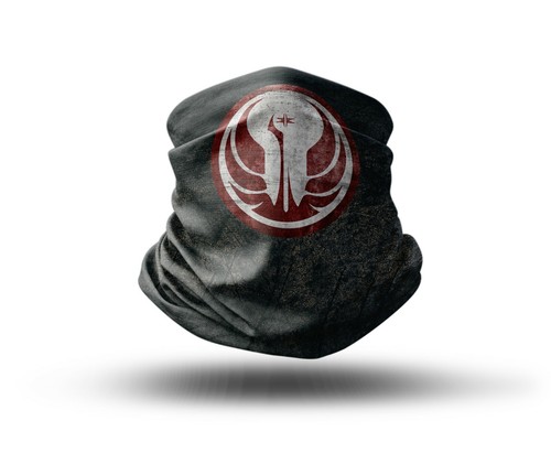 Washable Fabric Face Cover Neck Gaiter Unique Print Old Republic EU Made - Picture 1 of 6