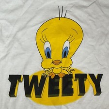 Vintage 1998 Tweet Bird Head Warner Bros Tee Shirt NWT Childrens SZ L