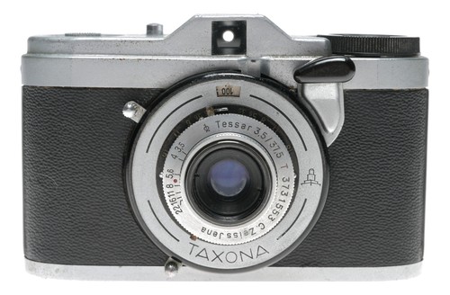 Zeiss Ikon VEB Taxona 24x24 Film Camera Tessar 3.5/37.5cm - Picture 1 of 10