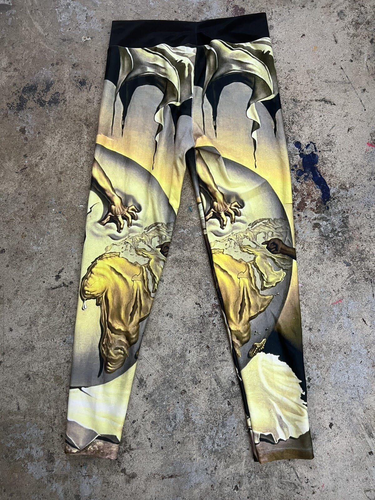 Salvador Dali Museum Modern Art Leggings Sz M Pre… - image 5