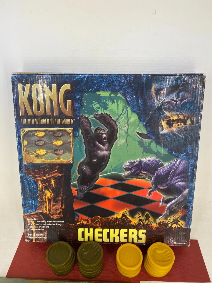 Universal Studios ☆ CHECKERS ☆ Kong : Movie Edition - 2005 Board Game - Image 2 of 4