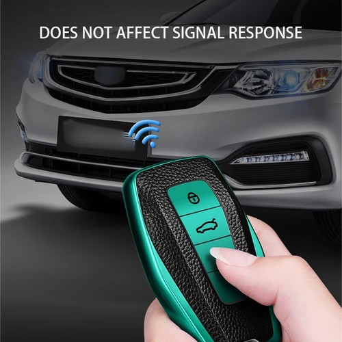 TPU Car Remote Key Cover Case Shell For Geely Atlas Boyue NL3 Coolray Keychain - Foto 3 di 18