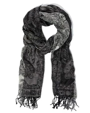 Charming Charlie - Stylish Pretty Paisley Pashmina-Style Scarf /Wrap - NWT RARE