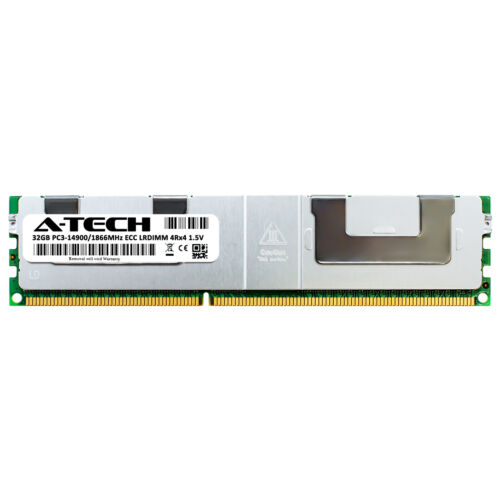 32GB DDR3-1866 ECC LR (KINGSTON KTD-PE318LQ/32G Equivalent) Server Memory RAM - Picture 2 of 2