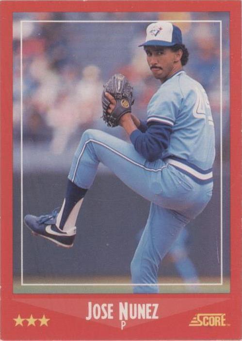 1988 Score - Jose Nunez #312 - 1 of 1