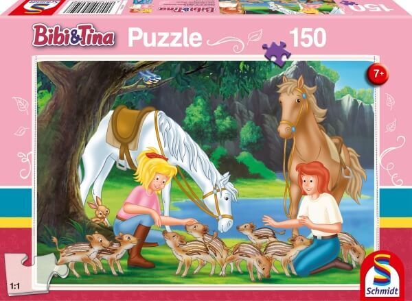 Thumbnail - Schmidt Puzzle 56050 Bibi Und Tina, Am Steinbruch, 150 Teile, Ab 7
