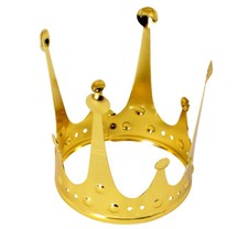 Krone Gold elegant Metallkrone Krönchen Prinzessinnenkrone Modell M 126191013F