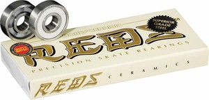 BONES-CERAMIC-SUPER-REDS-Skateboard-Bearings-8-PACK-BRAND-NEW-AUTHENTIC-SEALED
