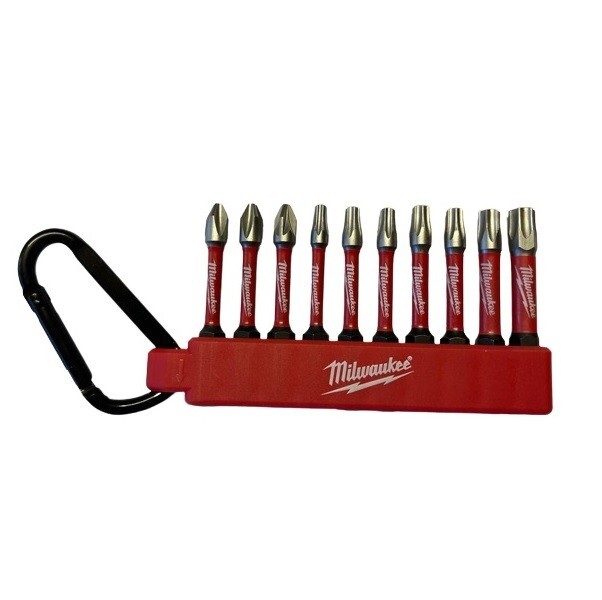Milwaukee Screwdriver Bits Shockwave Carabiner Bit Holder KeyRing