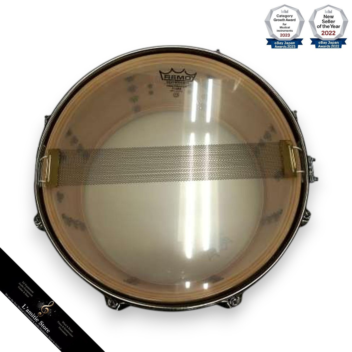 YAMAHA MSD-1365SJ Steve Jordan Signature Maple Snare Drum