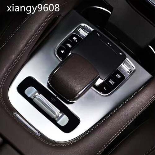 Silver ABS Car Central Gear Shift Panel Trim For Benz GLE GLS Class X167 2020-24 - Picture 6 of 10