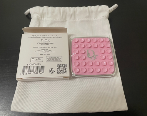 Dior Octobuddy rose anneau téléphone support aspiration accessoire fidget jouet design neuf dans sa boîte - Photo 2 sur 3