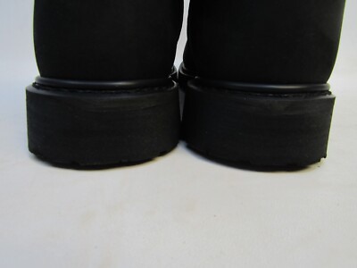 Harley Davidson Mens Size 10 M Black Nubuck Leather Lace Up Ankle 6\