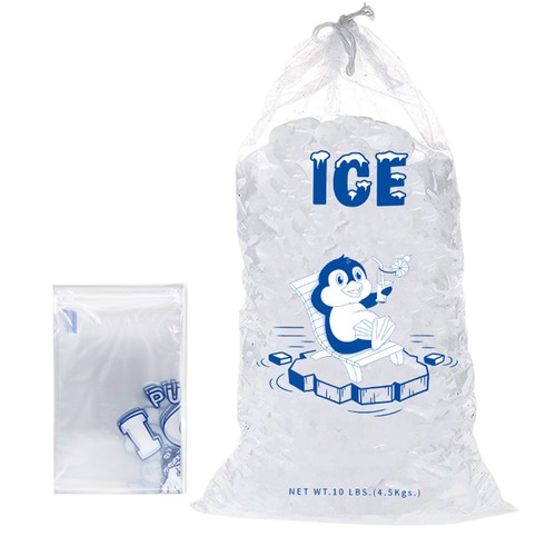 10pcs Heavy-Duty Bag of Ice with Drawstring Thickened Empty Ice Bags - Picture 14 of 15
