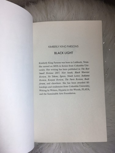 Black Light ( Stories ) by Kimberly King Parsons / Paperback / Pre Owned / In Ve - Foto 4 di 12