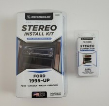 Scosche FD3090 1995 and Up Ford Stereo Install Kit & S FD213SD Stereo Connector