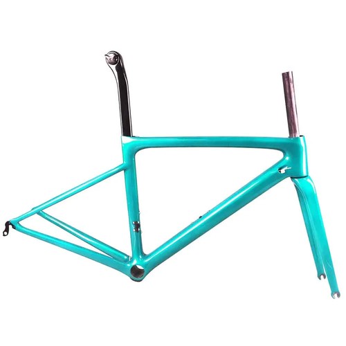 700C AERO Carbon Fiber Road Bike Frameset Internal Cable Routing Rim V-Brake - Picture 13 of 43