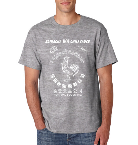 SRIRACHA HOT CHILE SALSA Camiseta Gallo Foodie Hot Dog Comida Concurso S-6XL Camiseta - Imagen 6 de 14
