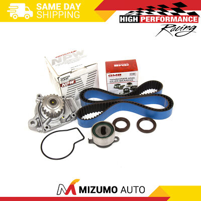 Timing Belt Kit NPW Water Pump Fit 88-95 Honda CRX Civic Del Sol 1.5L SOHC D15B