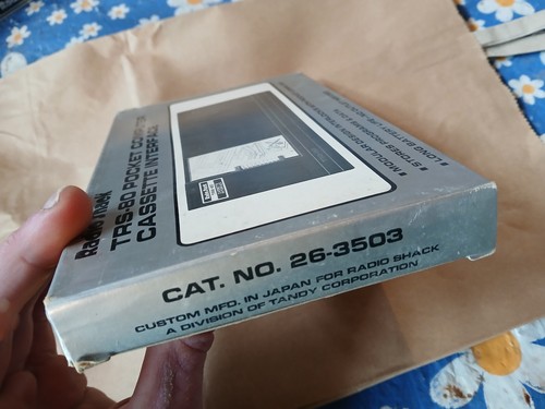 NOS Radio Shack TRS-80 Pocket Computer Cassetta Interfaccia Modulo 26-3503 Boxato - Foto 7 di 13