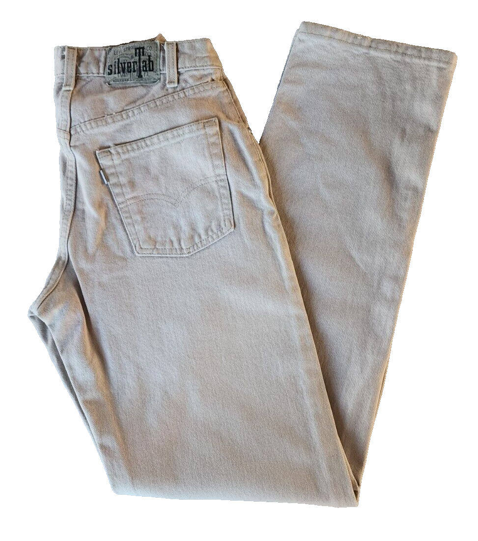 94年USA製 LEVI'S SILVER TAB BAGGY 34×30 Levis Silvertab Baggy Vintage Jeans - 34 x 30 – Ropa Chidx
